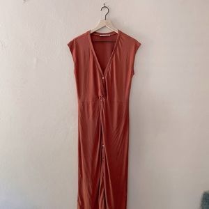 Loft dress with gathered waist